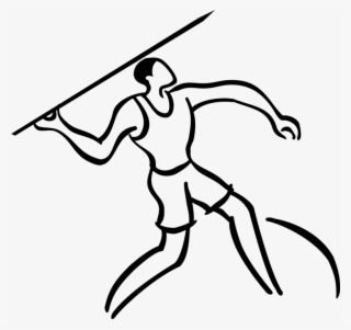 Vector Illustration Of Track And Field Athletic Sport