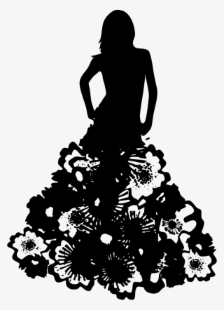 Download Png - Girl Dress Silhouette Png
