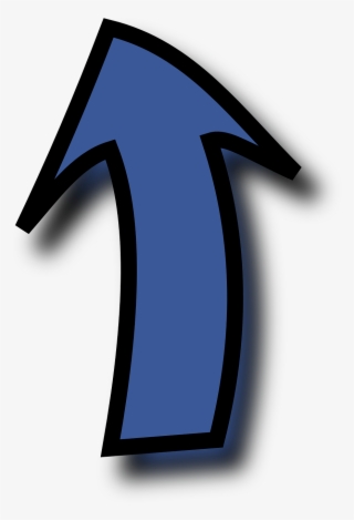 Blue Arrow Pointing Up - Direction Signs Left Right Up Down