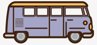 Autobus Transport Samochód Kreskówka Obraz Png I Wektor