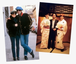 Left, John Lennon, In A Kansai Yamamoto Jacket, With - Yamamoto Jacket John Lennon