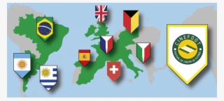 Veja Os Países Representados No Cinefoot - Emblem