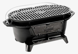 Charcoal Grilling - Cast Iron Sportsman's Grill