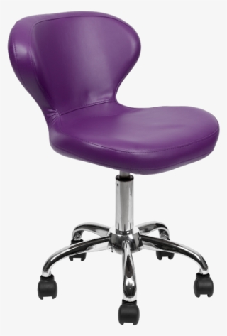 Pedi Stool Royal Purple Staff Chair - Pedi Stool