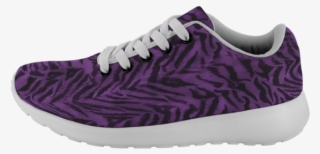 Matsu Royal Purple Bengal Tiger Striped Unisex Running - Sneakers