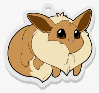 Eevee Keychain - Cartoon