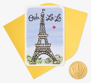 25" Mini Ooh La La Eiffel Tower Blank - Steeple