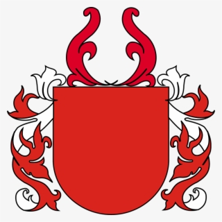 Shield, Coat Of Arms, Red, Blank, Vine, Leaves, White - Lis Herb
