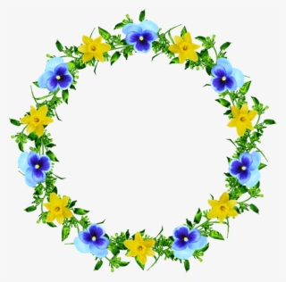 Frames Flower Frame, Frame Floral, Flower Clipart, - Flower Frame On Transparent Background Png