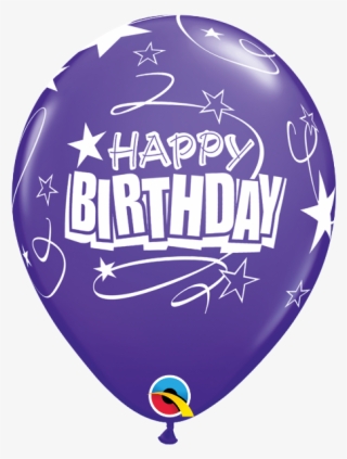 Happy Birthday Loops & Stars - Balloon