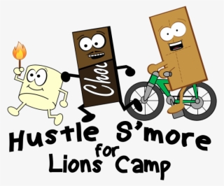 Hustle S'more For Lions Camp - Cartoon