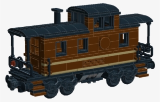 Caboose Reddish Brown 2 - Locomotive