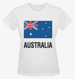 Xx Flag Australia Outline Sunny Women's T-shirt - Crest