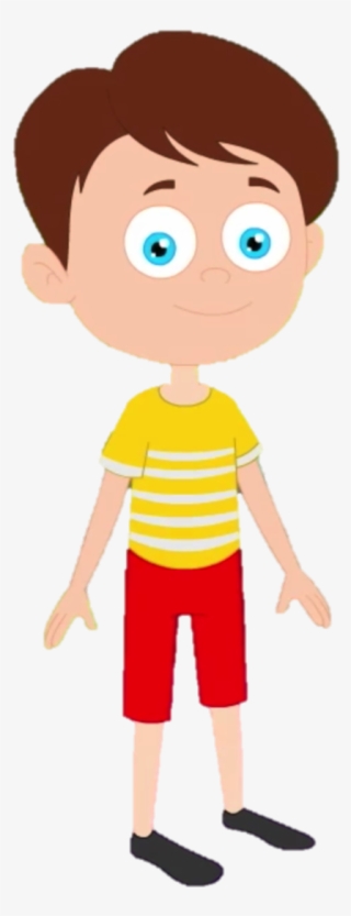 Clipart Boy Brown Hair - Brown Haired Boy Cartoon