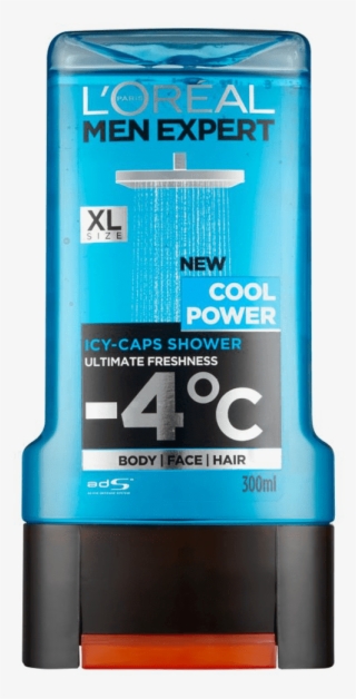 Men Expert Ice Effect Cool Power Shower Gel - Loreal Men Expert Shower Gel