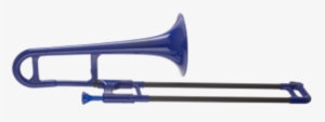 Jiggs Student Model Pbone2b Plastic Trombone - Jiggs Mini Pbone Plastic Trombone Blue Pbone2b