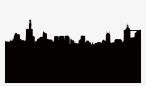 Banner Freeuse Stock Black And White Skyline Clip Art - City Skyline Silhouette