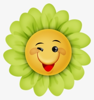 Happy Sunshineflower - Cute Cartoon Flowers With Faces