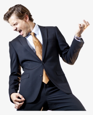 Sign Up Today - Happy Suit Man Transparent