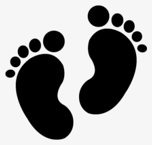 Baby Footsteps Wall Sticker - Pie De Bebe Dibujo