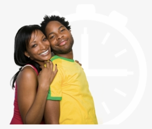 African American Couple Png Vector - Happy Black Couple Png