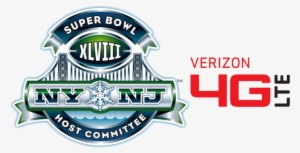 Verizon Boasts Nfl Partnership Promises To Broadcast - Super Bowl Host Committee Logo