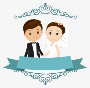 Clipart Library Stock Happy Married Couple Clipart - Wedding Couple Cartoon Png