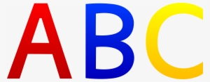 Abc Alphabet Letters Free - Alphabet Letters Clip Art