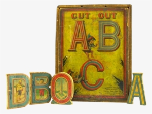 Complete Set Of 27 Whitney Reed Cut Out Abc Wood Blocks - Wood