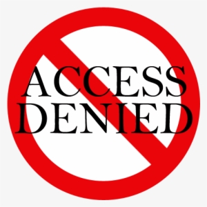 Access Denied Png - Questions To Avoid