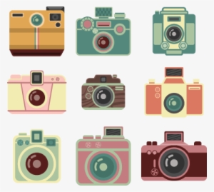 Vintage Camera Stickers - Pinturas De Camaras Fotograficas