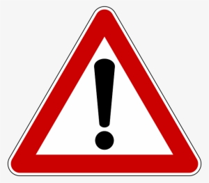 Chemical Spill Update - Red Triangle Warning Sign