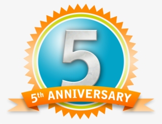 Today Sees The Fifth Anniversary Of This Blog - 5th Anniversary Logo Png