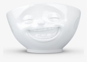 Bowl 500 Ml ''laughing'' - Fiftyeight Tv Cups Tv Cup White Happy 0,5 L