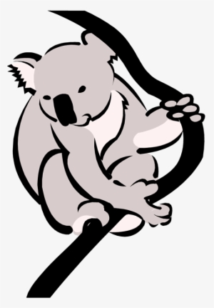Download Koala Png Transparent Images Transparent Backgrounds - Koala Black And White Clip Art