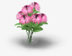Vase With Flowers - Barberton Daisy