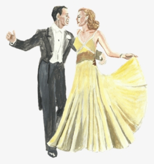 Couple Of Vintage Dancers - Vintage Couple Png