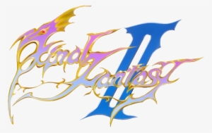 Ffii Japanese Logo - Final Fantasy Ii Back