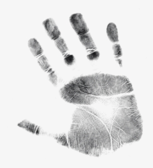 Transparent Horror Hand Print