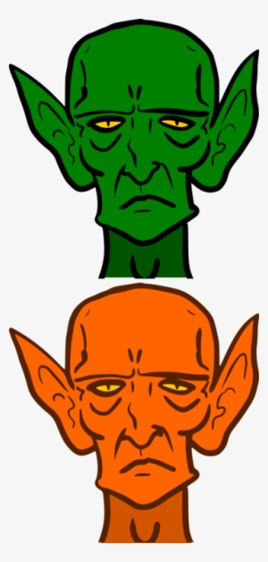 Green Goblin Cartoon Drawing Pointy Ears - Story Of The Goblins Who Stole