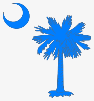 Carolina Blue Palmetto Tree Svg Clip Arts 552 X 595