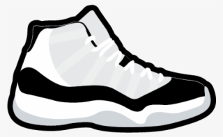 Clip Art Freeuse Library Single Shoe Frames Illustrations - Basketball Shoe