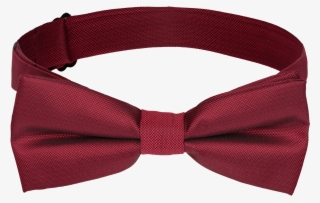 Red Plain Bow Tie - Formal Wear