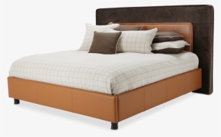 21 Cosmopolitan Orange King Panel Bed - Bed