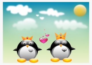 Queen & King Penguin - Penguin King And Queen
