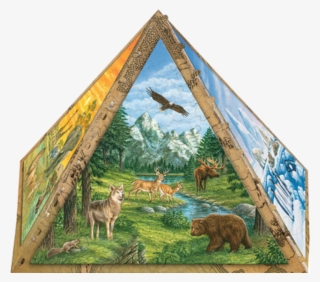 3d Pyramid Puzzle - Painting