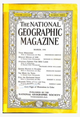 Купете National Geographic Magazine 1946-03 - National Geographic Magazine 1957
