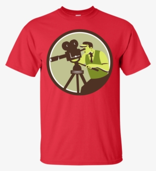 Cameraman Director Vintage Camera Retro T-shirt - Team Work T Shirt