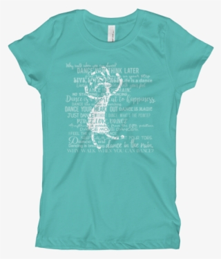 Dance Sayings Imprint On Girl's Tee Shirt - Honor Roll T Shirt Ideas