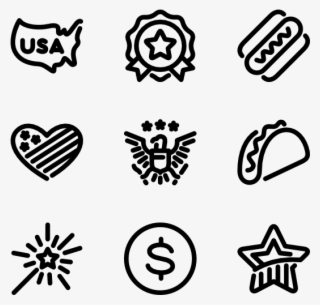 Usa Independence - Hand Drawn People Icon